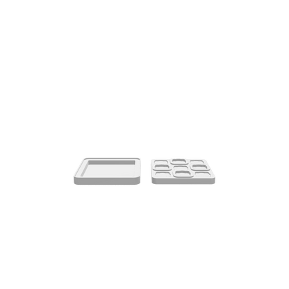 A GBL File showing two parts to a Tic Tac Toe Board game, The Lid and the main body.