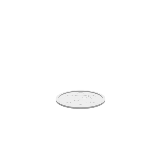 3D render of CNC file showing a Turtle Yin Yang Tray with detailed carving of a turtle symbol blended into a yin-yang design.