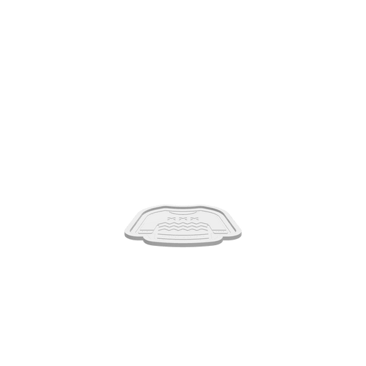 3D render of CNC file showing an Ugly Christmas Sweater Tray design perfect for holiday décor.